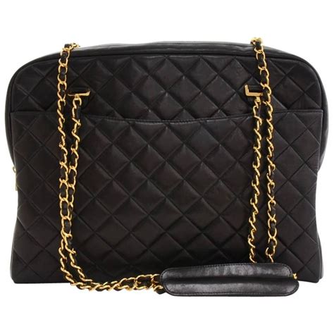 chanel vintage large shoulder bag